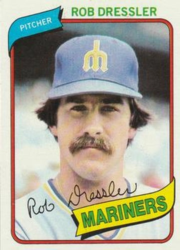 #366 Rob Dressler - Seattle Mariners - 1980 Topps Baseball