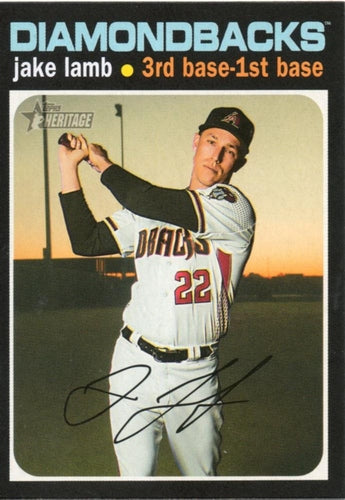 #366 Jake Lamb - Arizona Diamondbacks - 2020 Topps Heritage Baseball