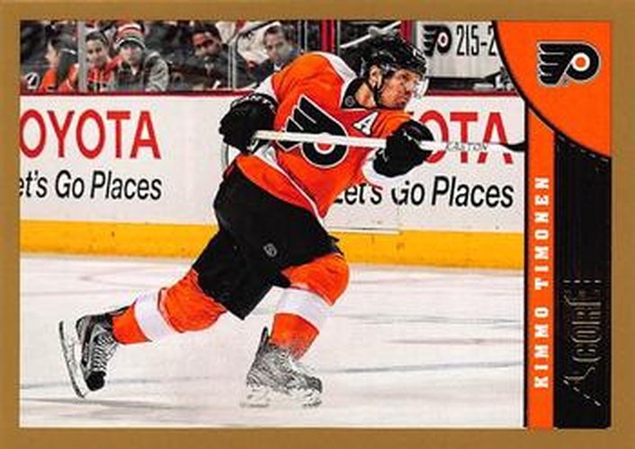 #366 Kimmo Timonen - Philadelphia Flyers - 2013-14 Score - Gold Hockey