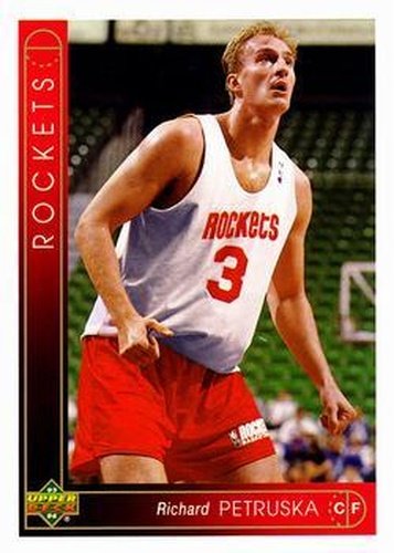 #366 Richard Petruska - Houston Rockets - 1993-94 Upper Deck Basketball