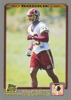 #366 Darnerien McCants - Washington Redskins - 2001 Topps Football