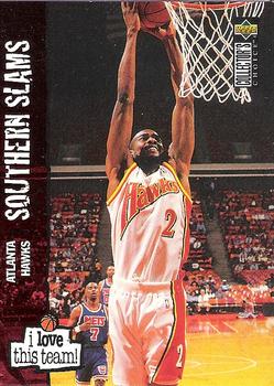#366 Stacey Augmon - Atlanta Hawks - 1995-96 Collector's Choice Basketball
