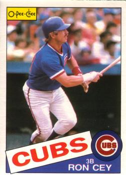 #366 Ron Cey - Chicago Cubs - 1985 O-Pee-Chee Baseball