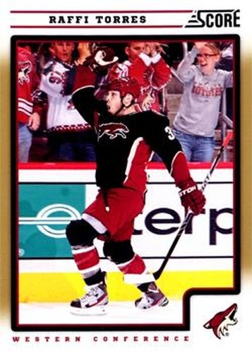 #366 Raffi Torres - Phoenix Coyotes - 2012-13 Score - Gold Rush Hockey