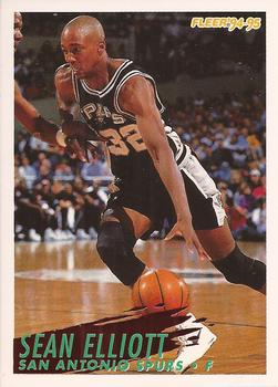 #366 Sean Elliott - San Antonio Spurs - 1994-95 Fleer Basketball