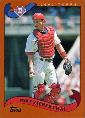 #367 Mike Lieberthal - Philadelphia Phillies - 2002 Topps Baseball