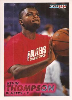 #367 Kevin Thompson - Portland Trail Blazers - 1993-94 Fleer Basketball