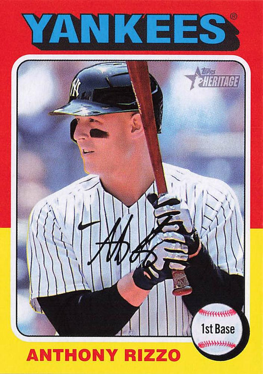 #367 Anthony Rizzo - New York Yankees - 2024 Topps Heritage Baseball