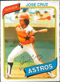 #367 Jose Cruz - Houston Astros - 1980 O-Pee-Chee Baseball