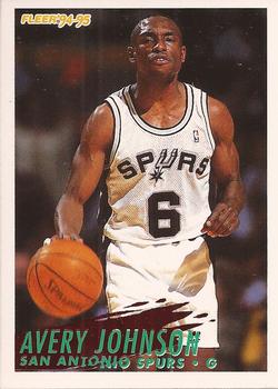 #367 Avery Johnson - San Antonio Spurs - 1994-95 Fleer Basketball