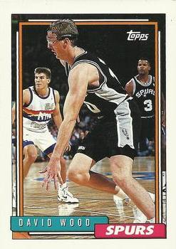 #367 David Wood - San Antonio Spurs - 1992-93 Topps Basketball