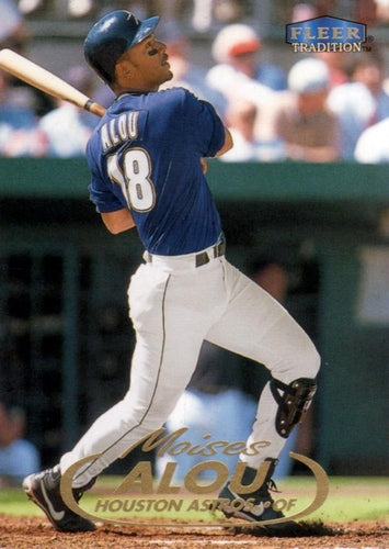 #367 Moises Alou - Houston Astros - 1998 Fleer Tradition Baseball