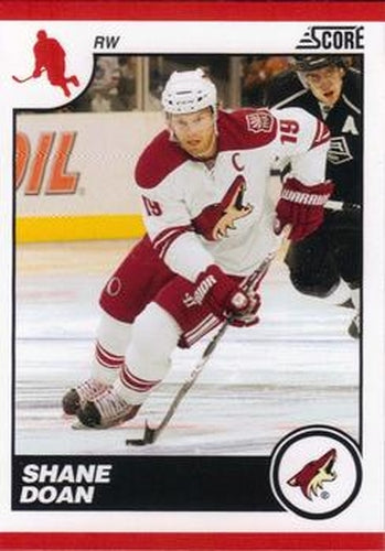 #367 Shane Doan - Phoenix Coyotes - 2010-11 Score Hockey