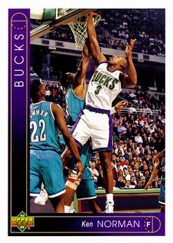 #367 Ken Norman - Milwaukee Bucks - 1993-94 Upper Deck Basketball