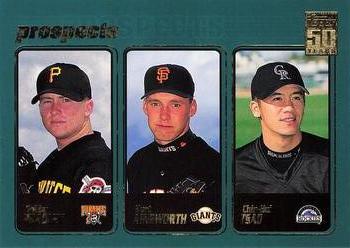 #367 Bobby Bradley / Kurt Ainsworth / Chin-Hui Tsao - Pittsburgh Pirates / San Francisco Giants / Colorado Rockies - 2001 Topps Baseball