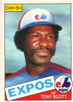 #367 Tony Scott - Montreal Expos - 1985 O-Pee-Chee Baseball
