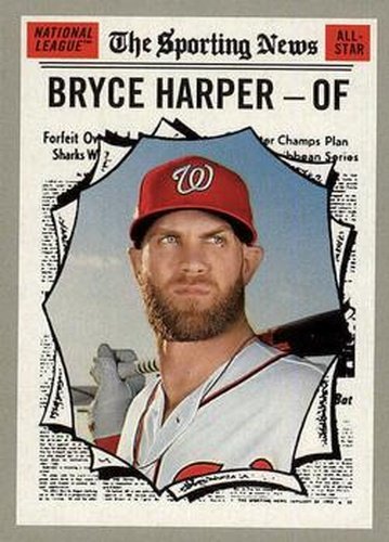 #367 Bryce Harper - Washington Nationals - 2019 Topps Heritage Baseball