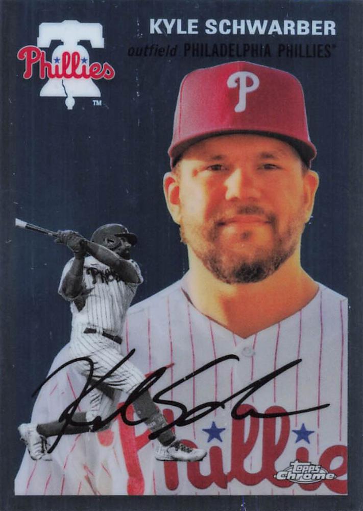 #368 Kyle Schwarber - Philadelphia Phillies - 2023 Topps Chrome Platinum Anniversary Baseball