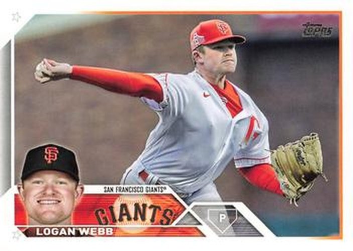#368 Logan Webb - San Francisco Giants - 2023 Topps Baseball