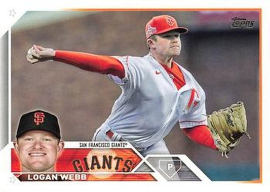 #368 Logan Webb - San Francisco Giants - 2023 Topps Baseball