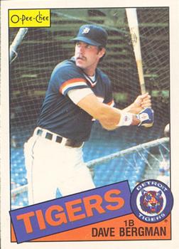 #368 Dave Bergman - Detroit Tigers - 1985 O-Pee-Chee Baseball