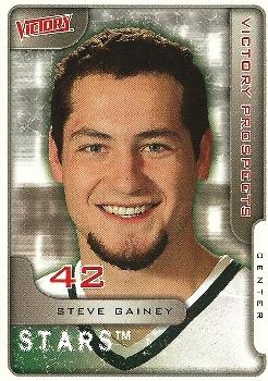#368 Steve Gainey - Dallas Stars - 2001-02 Upper Deck Victory Hockey