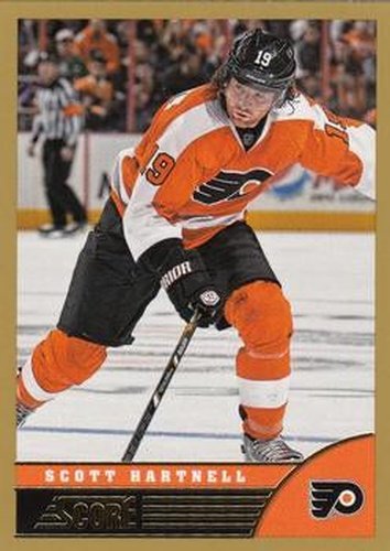 #368 Scott Hartnell - Philadelphia Flyers - 2013-14 Score - Gold Hockey