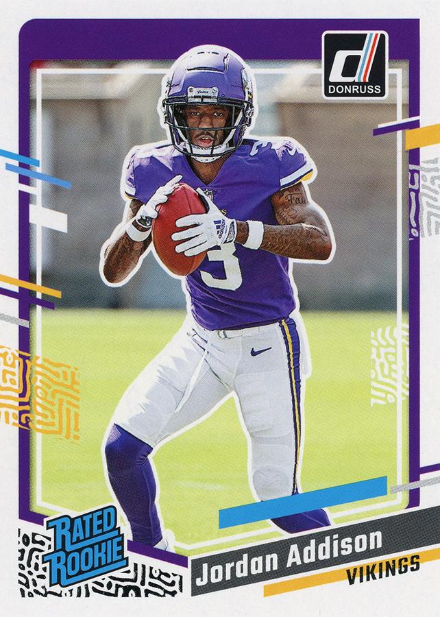 #368 Jordan Addison - Minnesota Vikings - 2023 Donruss Football