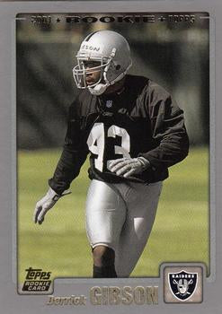 #368 Derrick Gibson - Oakland Raiders - 2001 Topps Football