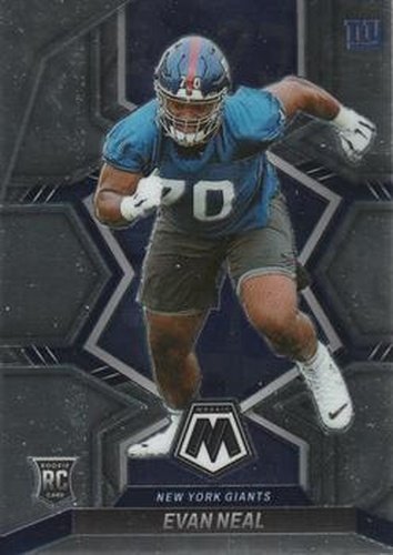 #368 Evan Neal - New York Giants - 2022 Panini Mosaic Football