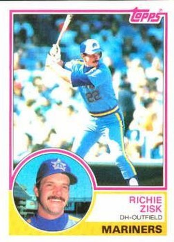 #368 Richie Zisk - Seattle Mariners - 1983 Topps Baseball