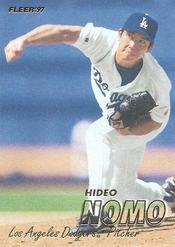 #368 Hideo Nomo - Los Angeles Dodgers - 1997 Fleer Baseball