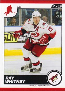 #368 Ray Whitney - Phoenix Coyotes - 2010-11 Score Hockey