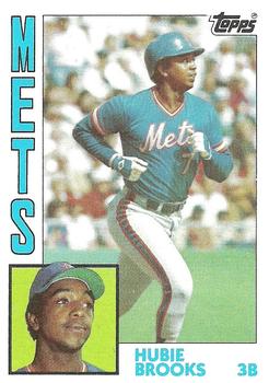 #368 Hubie Brooks - New York Mets - 1984 Topps Baseball