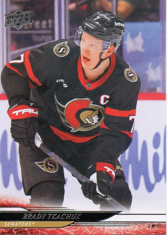 #368 Brady Tkachuk - Ottawa Senators - 2024-25 Upper Deck Hockey