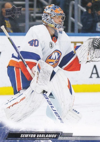 #369 Semyon Varlamov - New York Islanders - 2022-23 Upper Deck Hockey