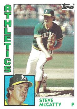 #369 Steve McCatty - Oakland Athletics - 1984 Topps Baseball