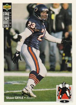 #369 Shaun Gayle - Chicago Bears - 1994 Collector's Choice Football