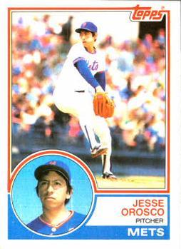 #369 Jesse Orosco - New York Mets - 1983 Topps Baseball