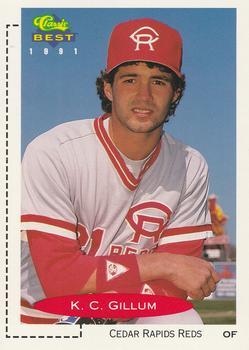 #369 K. C. Gillum - Cedar Rapids Reds - 1991 Classic Best Baseball