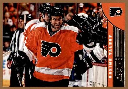 #369 Maxime Talbot - Philadelphia Flyers - 2013-14 Score - Gold Hockey