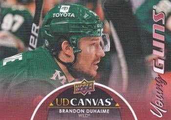 #C369 Brandon Duhaime - Minnesota Wild - 2021-22 Upper Deck - UD Canvas Hockey