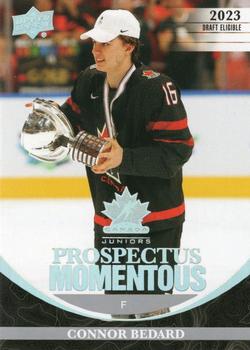 #PM-36 Connor Bedard - Canada - 2023 Upper Deck Team Canada Juniors - Prospectus Momentous Hockey