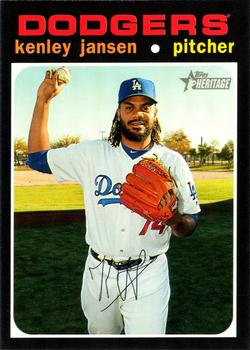 #36 Kenley Jansen - Los Angeles Dodgers - 2020 Topps Heritage Baseball
