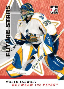 #36 Marek Schwarz - Peoria Rivermen - 2006-07 In The Game Between The Pipes Hockey