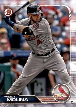 #36 Yadier Molina - St. Louis Cardinals - 2019 Bowman Baseball