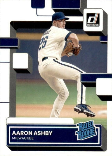 #36 Aaron Ashby - Milwaukee Brewers - 2022 Donruss Baseball