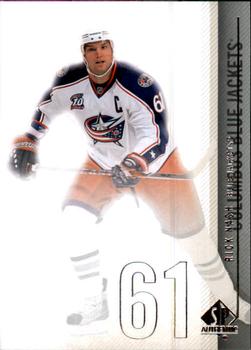 #36 Rick Nash - Columbus Blue Jackets - 2010-11 SP Authentic Hockey