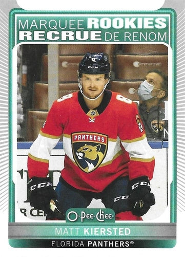 #636 Matt Kiersted - Florida Panthers - 2021-22 O-Pee-Chee Hockey