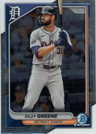 #36 Riley Greene - Detroit Tigers - 2024 Bowman Chrome Baseball